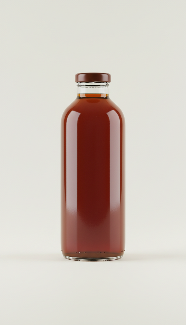 Cacao Brown Kombucha Glass Bottle